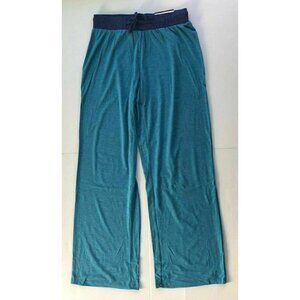 Natural Reflections Womens Solid Enamel Printed Waistband Lounge Pants